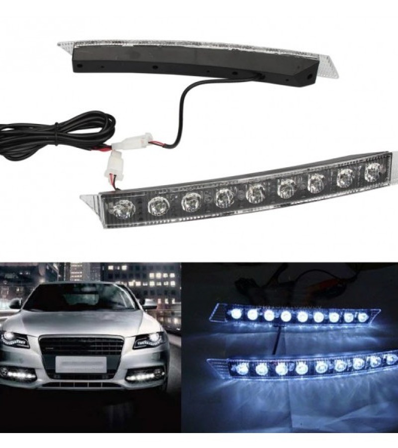 2pcs Audi Style LED DRL Daytime Running Light Set AC-1980
