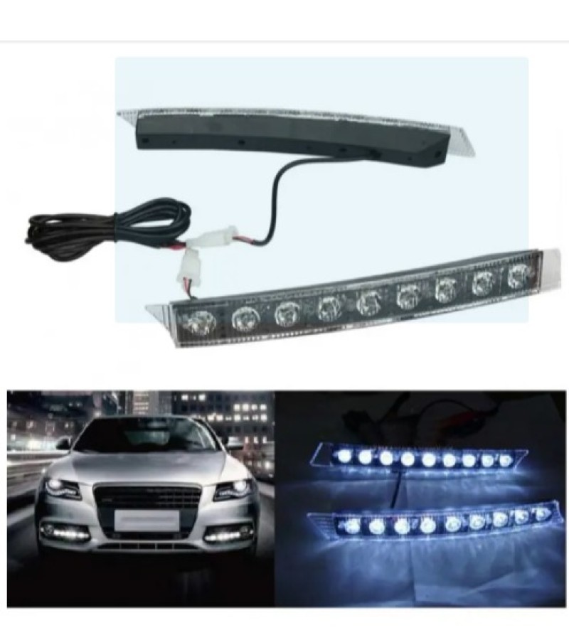 2pcs Audi Style LED DRL Daytime Running Light Set AC-1980