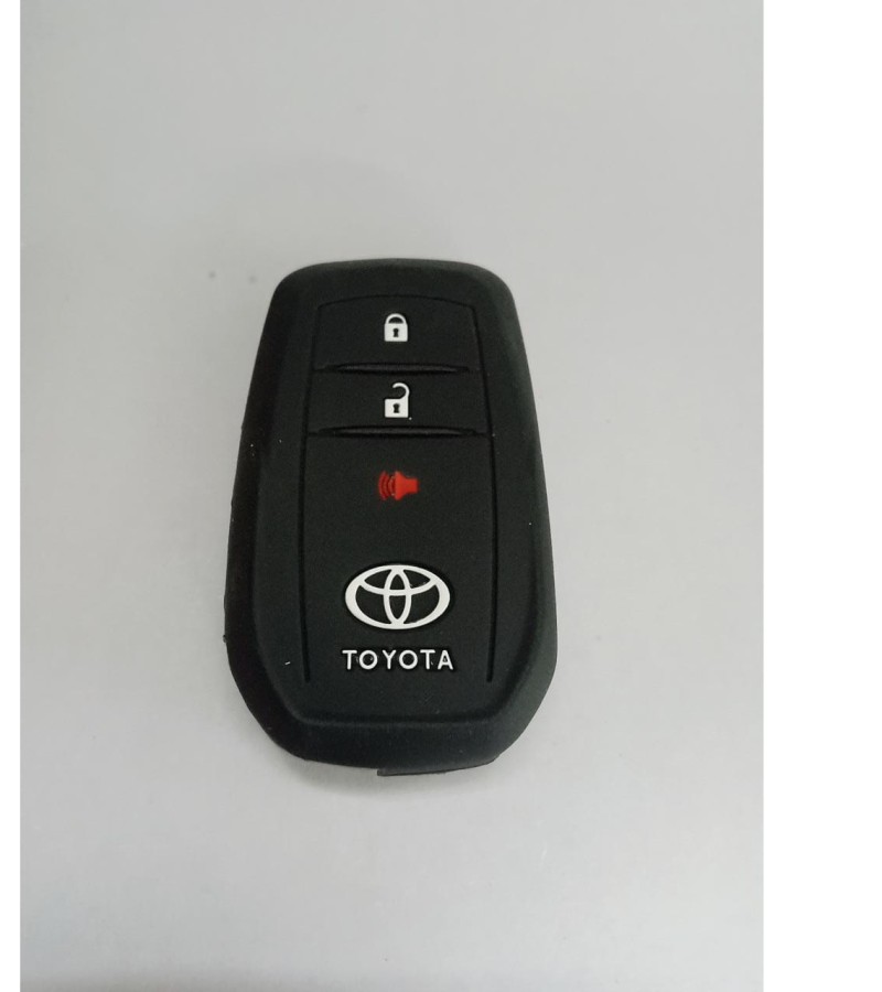 3 Buttons Silicone Car Key Case Cover For TOYOTA