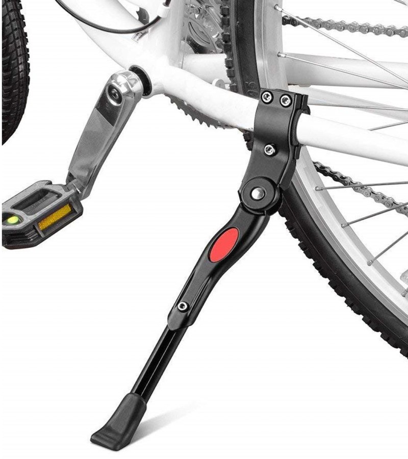 Bicycle Cycle Kick Stand Side Stand Adjustable for All- Rear axle mounting