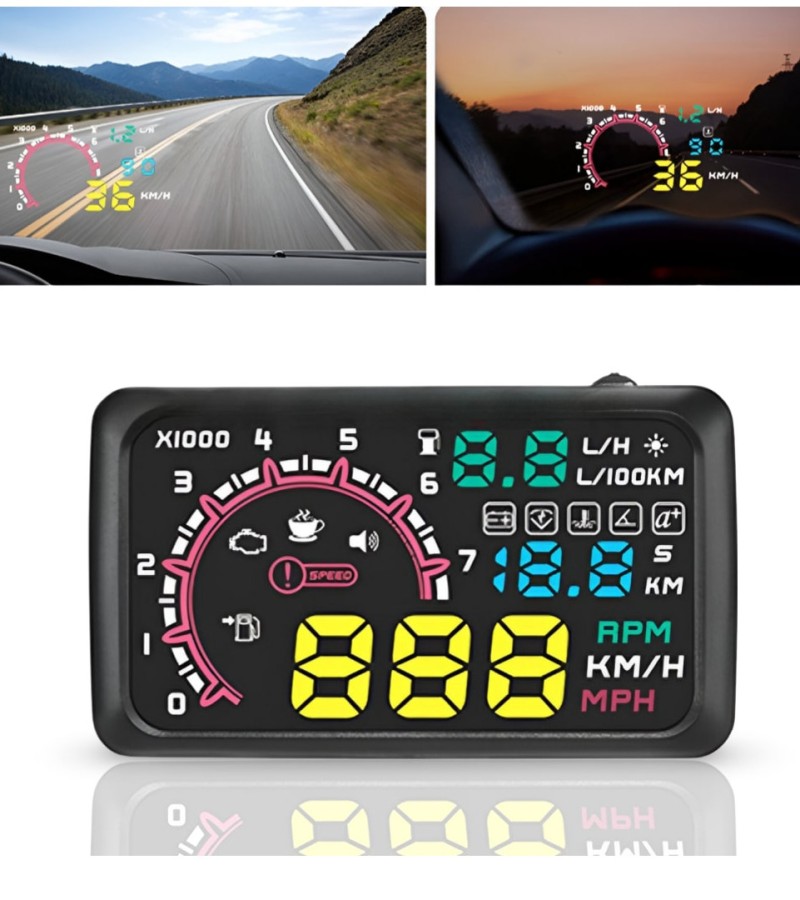 Head Up Car Display Multi Function OBD2