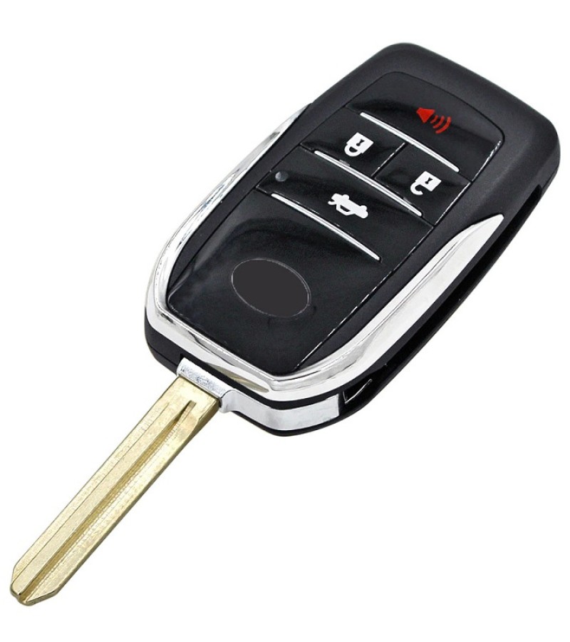 Modified Key 4 Buttons Fob For Toyota Reiz Camry Rav4 Yaris Corolla 4Runner Avlo 2017 2019